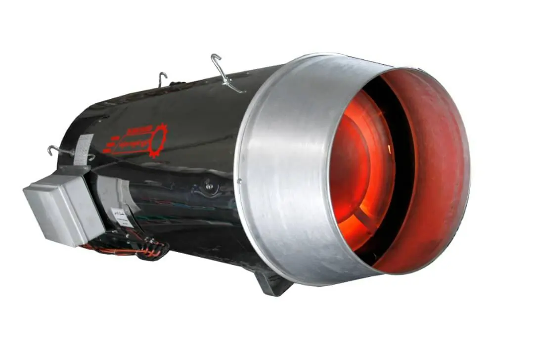 Gas jet heater 100,000 | Twin-engine jet heater model NT2d100
